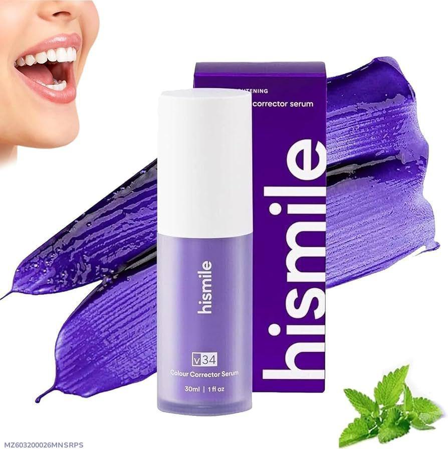 Teeth Whitening Purple Tooth Paste